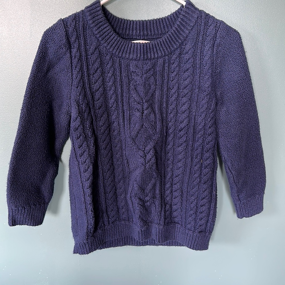 Blue Old Navy Sweater 3/4 sleeve